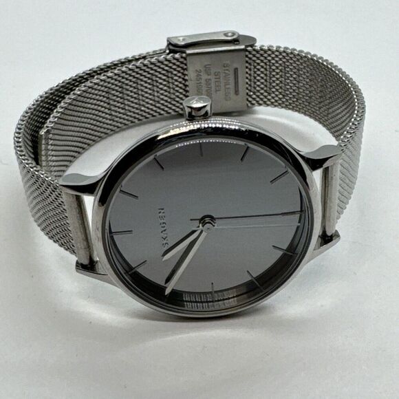 Skagen Anita SKW2410 Women Silver Stainless Steel Mesh Analog Dial Watch JNA575 main image 7